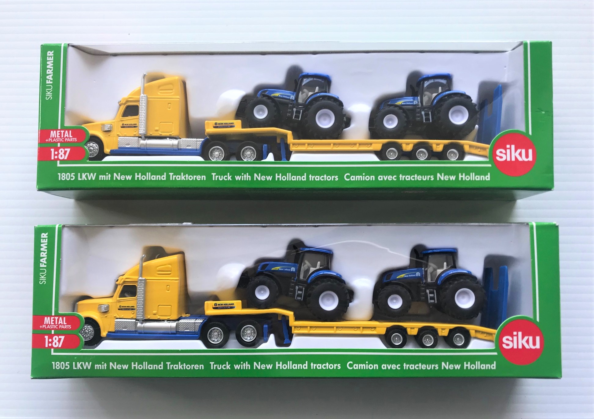 Truck with 2 New Holland Tractors Toy Southern Machinery
